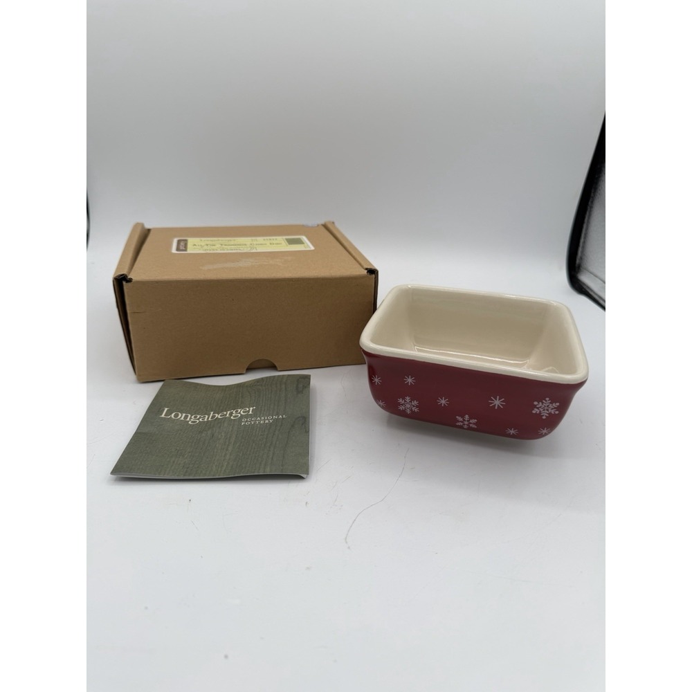 Longaberger Pottery All The Trimmings Candy Dish‎ - NIB